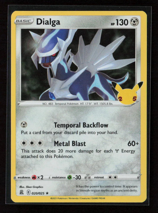 Dialga Holo Rare Celebrations 020/025 NM - Kang's Collectibles
