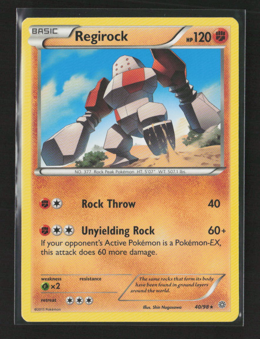 Regirock Rare XY - Ancient Origins 40/98 LP