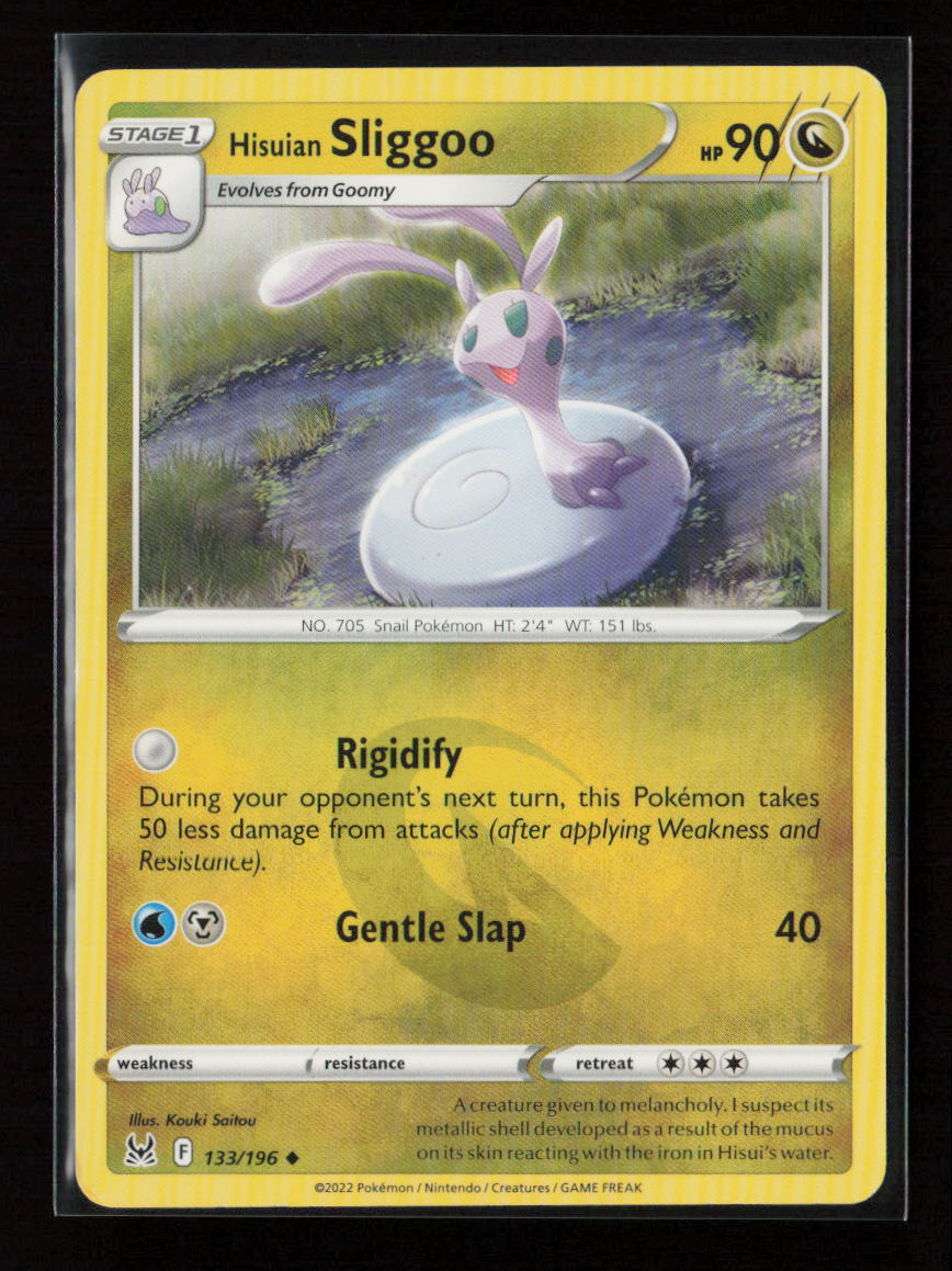 Hisuian Sliggoo Uncommon SWSH11: Lost Origin 133/196 LP