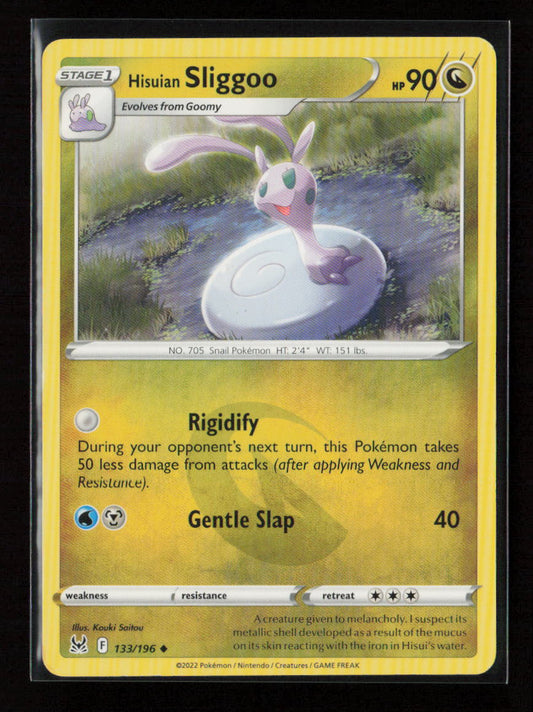 Hisuian Sliggoo Uncommon SWSH11: Lost Origin 133/196 LP