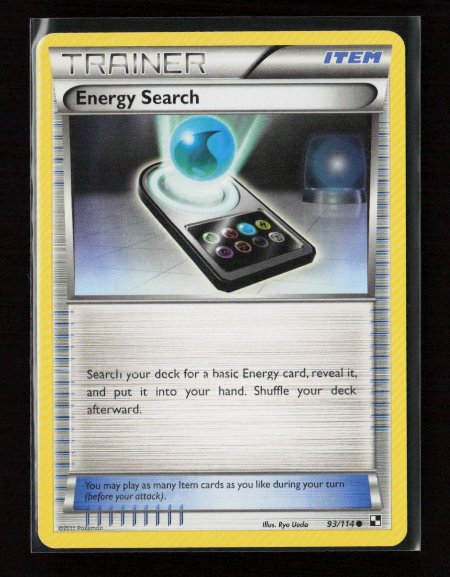 Energy Search Common Black and White 93/114 NM