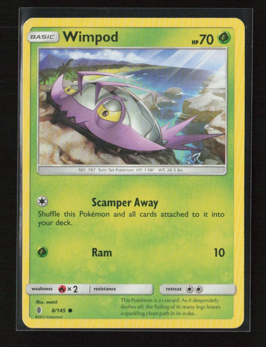 Wimpod Common SM - Guardians Rising 8/145 LP - Kang's Collectibles