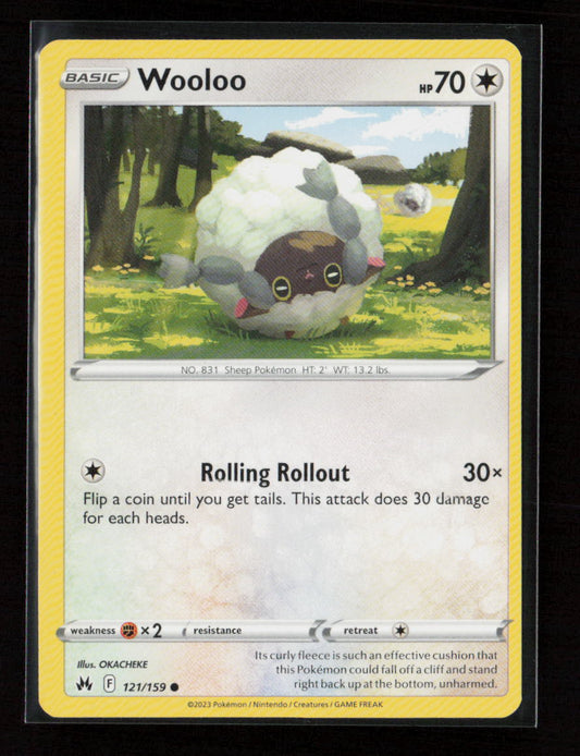 Wooloo Common Crown Zenith 121/159 LP