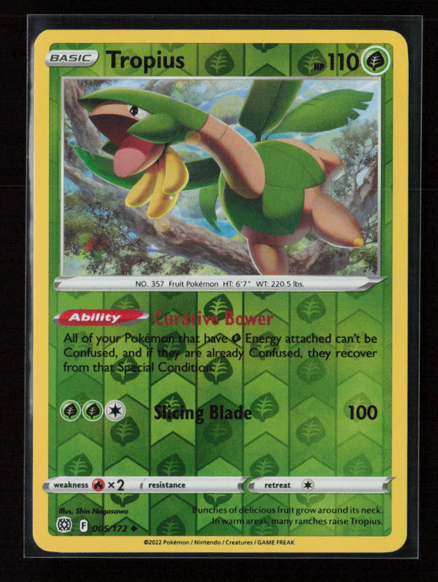 Tropius Uncommon SWSH09: Brilliant Stars 005/172 NM