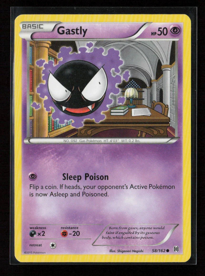 Gastly Common XY - BREAKthrough 58/162 NM - Kang's Collectibles