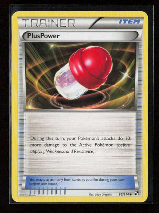 PlusPower Uncommon Black and White 96/114 LP - Kang's Collectibles