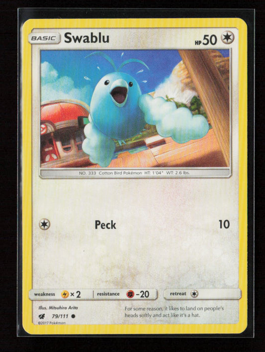 Swablu Common SM - Crimson Invasion 79/111 LP