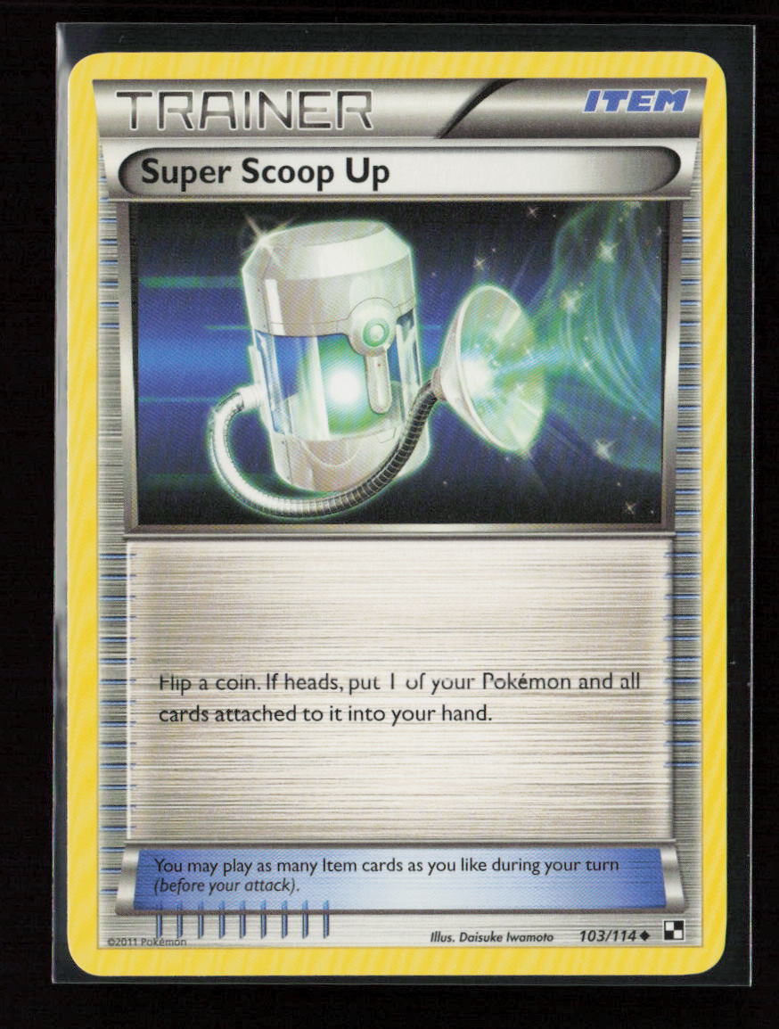 Super Scoop Up Uncommon Black and White 103/114 NM