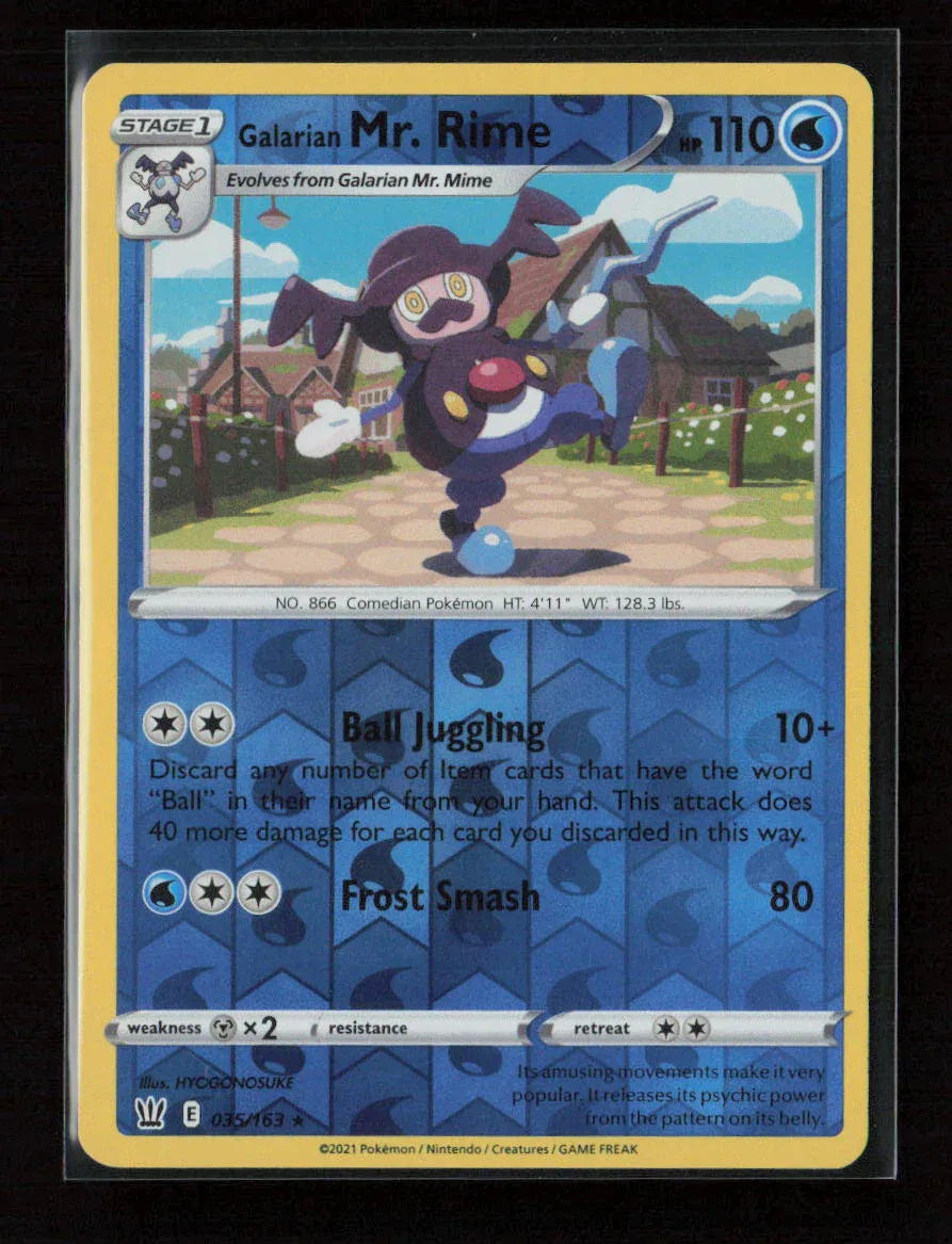 Galarian Mr. Rime Rare SWSH05: Battle Styles 035/163 NM - Kang's Collectibles