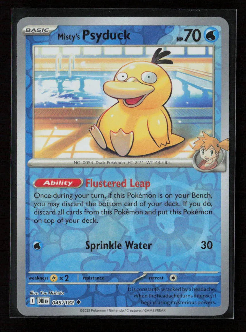 Misty's Psyduck Uncommon SV10: Destined Rivals 045/182 NM - Kang's Collectibles