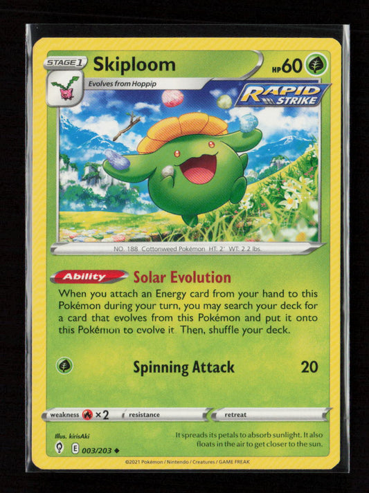 Skiploom Uncommon SWSH07: Evolving Skies 003/203 LP