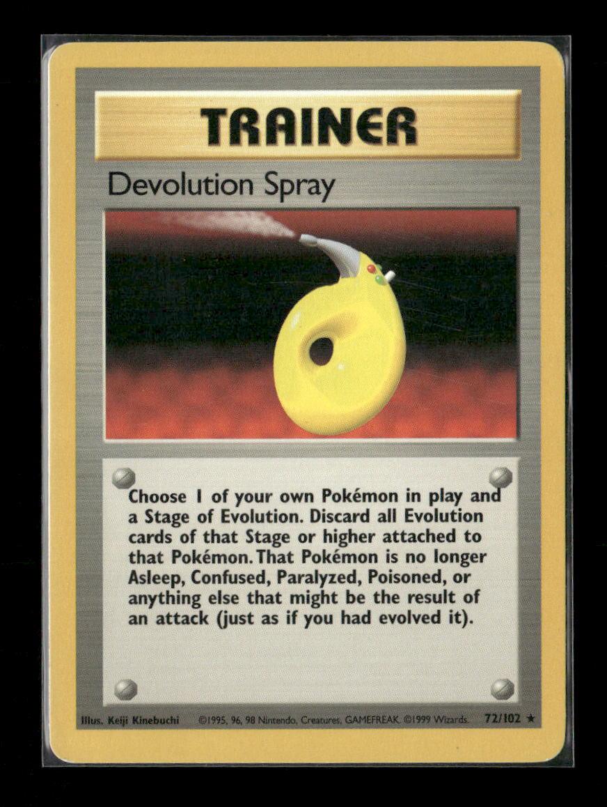 Devolution Spray Rare Base Set 072/102 LP - Kang's Collectibles