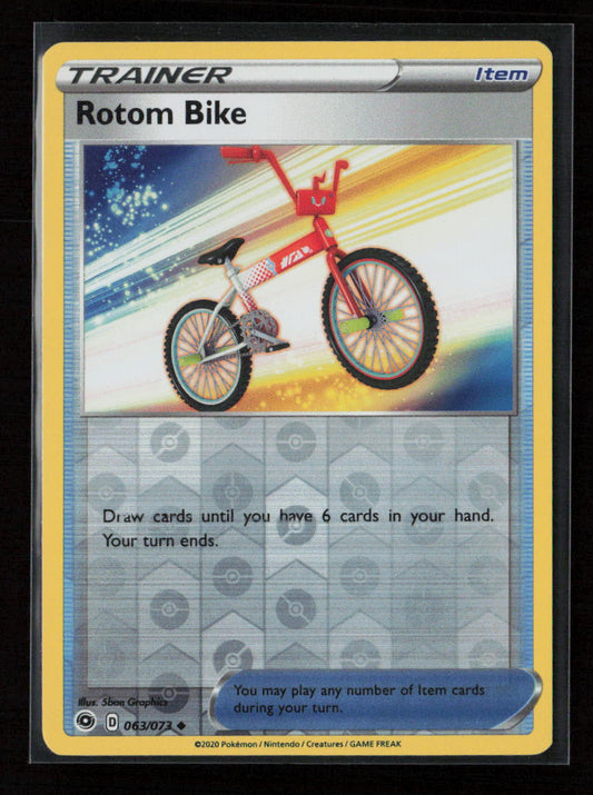 Rotom Bike Uncommon Champion's Path 63/73 NM