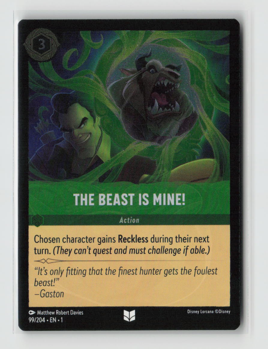 The Beast is Mine! Uncommon The First Chapter 99/204 NM
