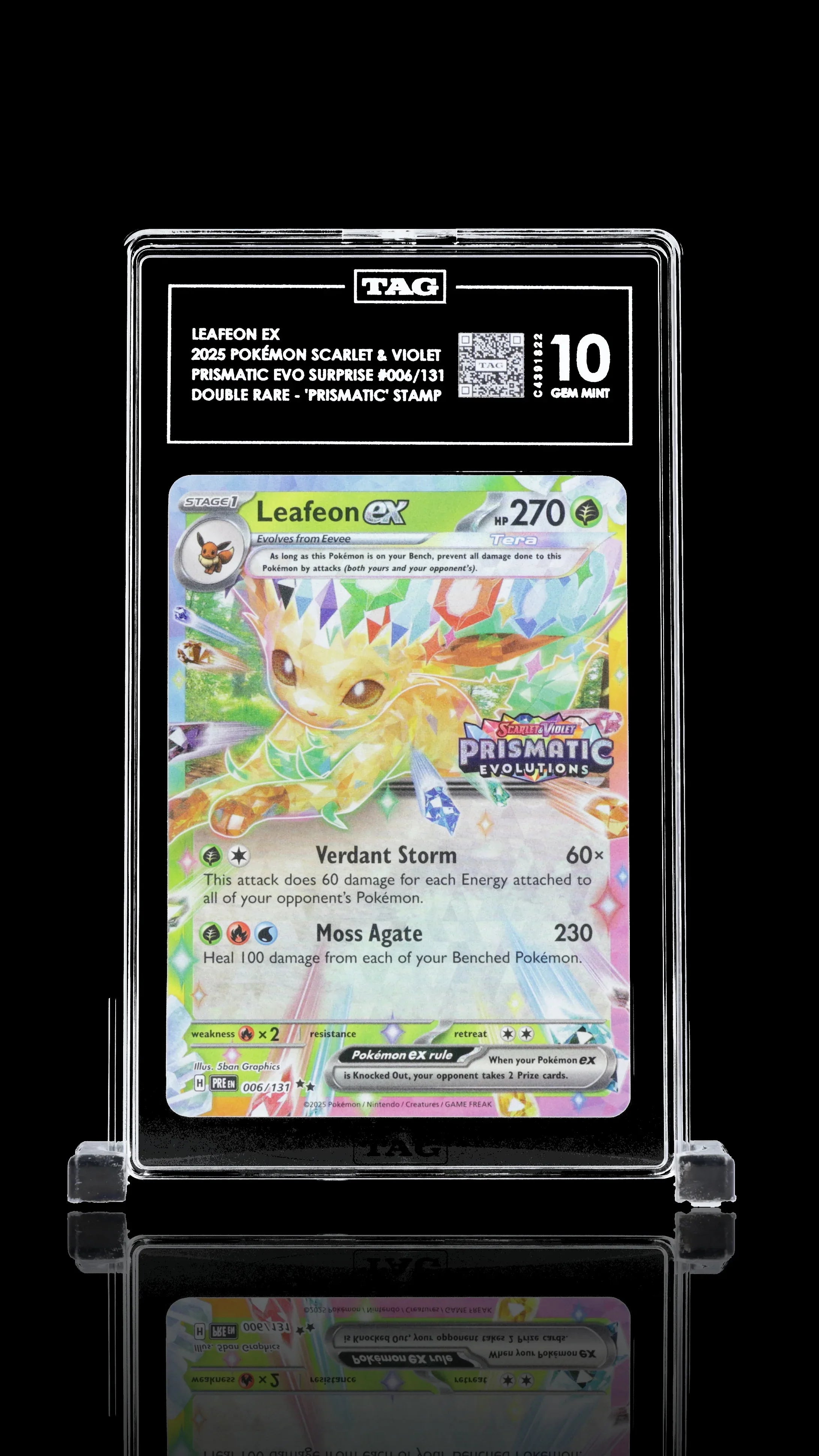 TAG 10 - Leafeon ex. #006 Stamped - Kang's Collectibles
