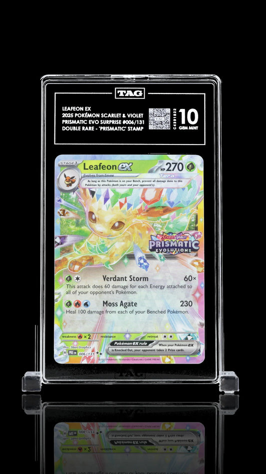 TAG 10 - Leafeon ex. #006 Stamped - Kang's Collectibles