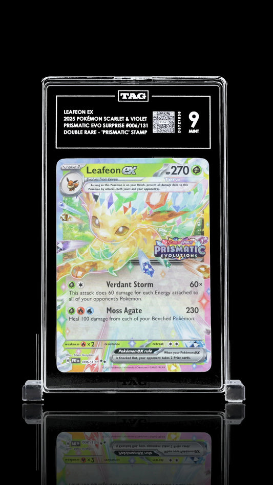 TAG 9 - Leafeon ex. #006 Stamped - Kang's Collectibles