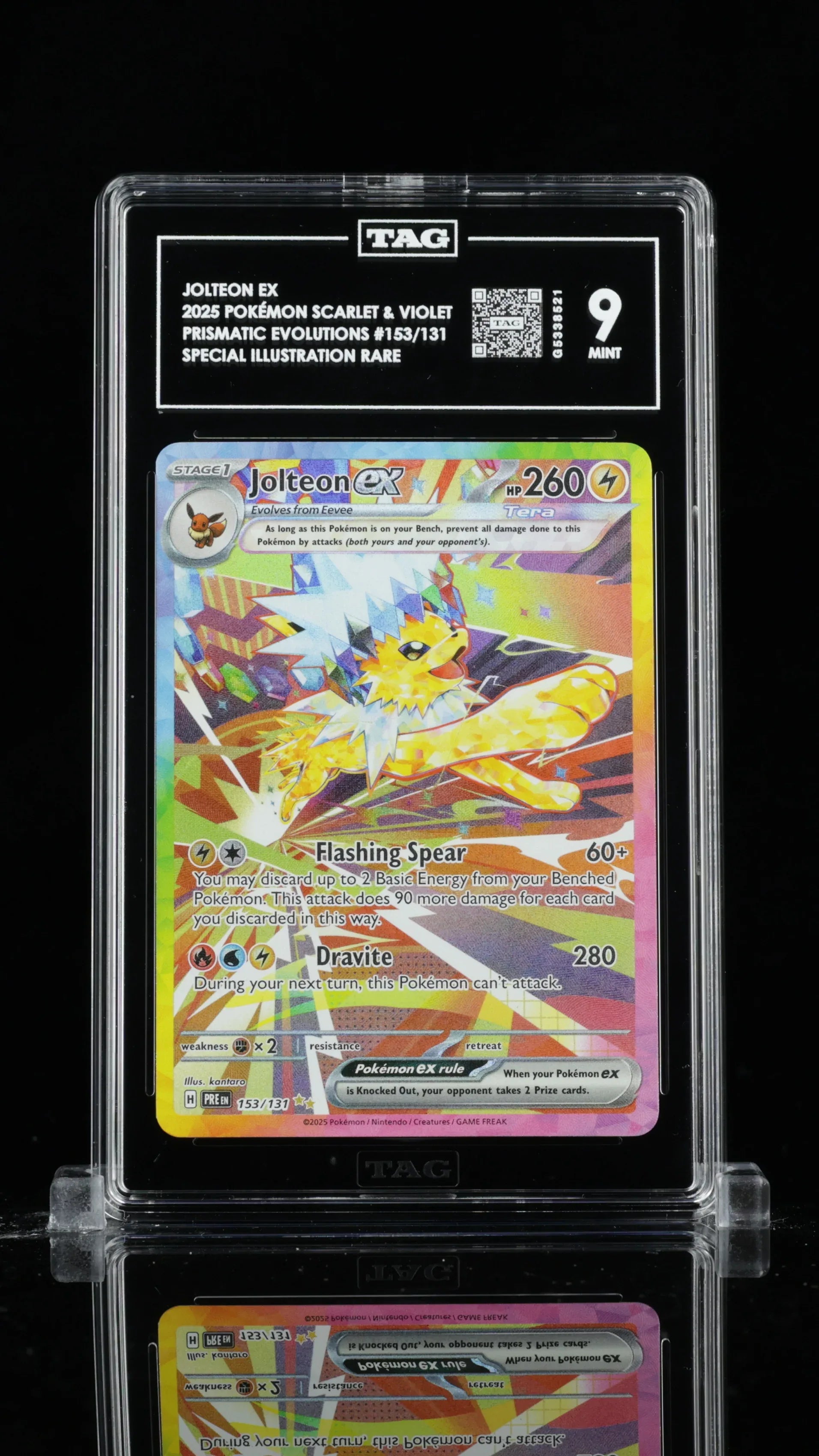 TAG 9 - Jolteon ex. #153 SIR - Kang's Collectibles