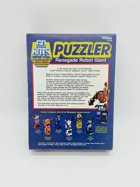 1985 Bandai GoBots - Puzzler CIB - Kang's Collectibles