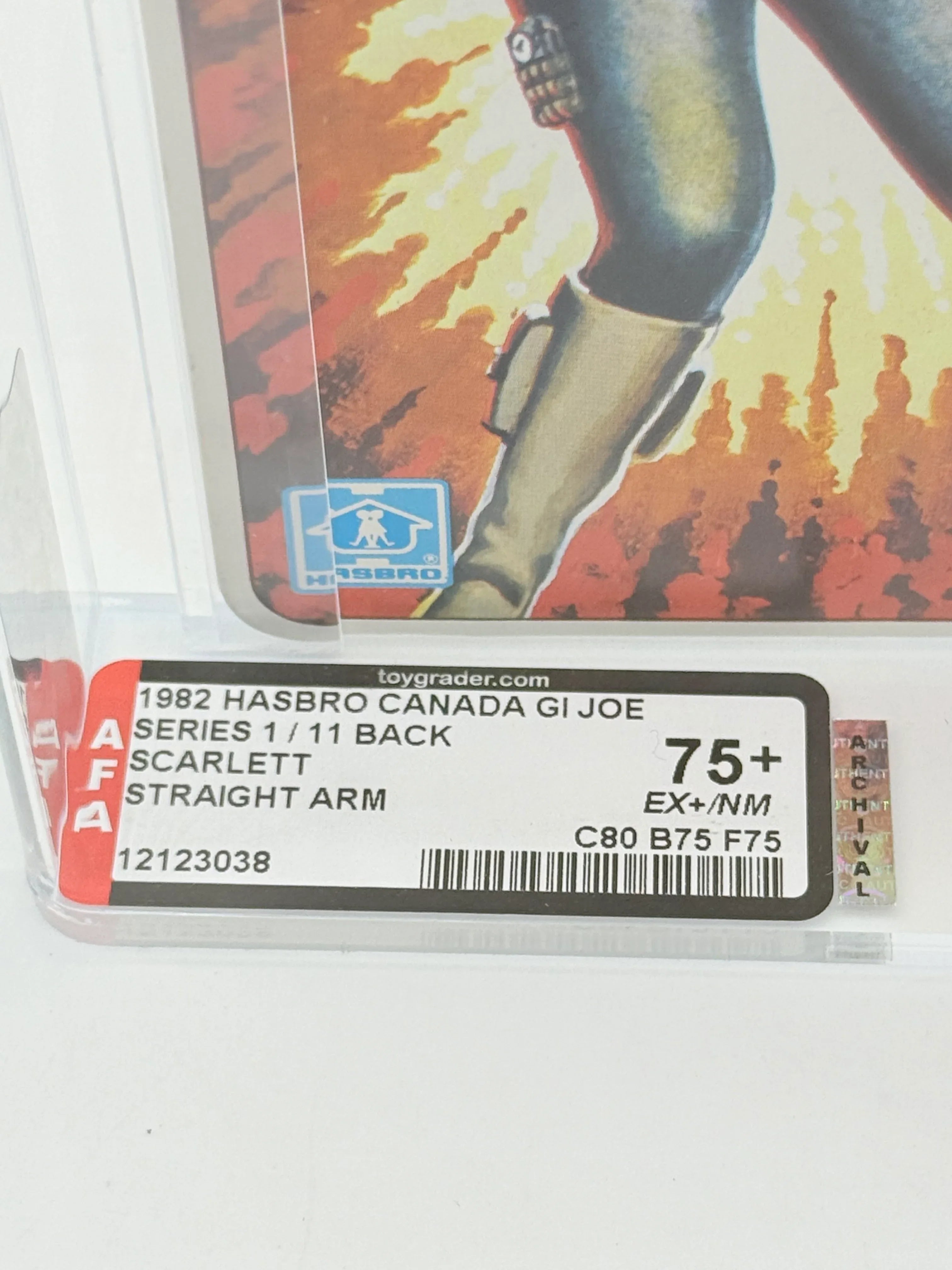RARE G.I. Joe Scarlett v1 - MOSC AFA 75+ - Kang's Collectibles