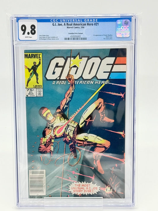 RARE G.I. Joe #21 - Canadian Price Variant - CGC 9.8 - Kang's Collectibles