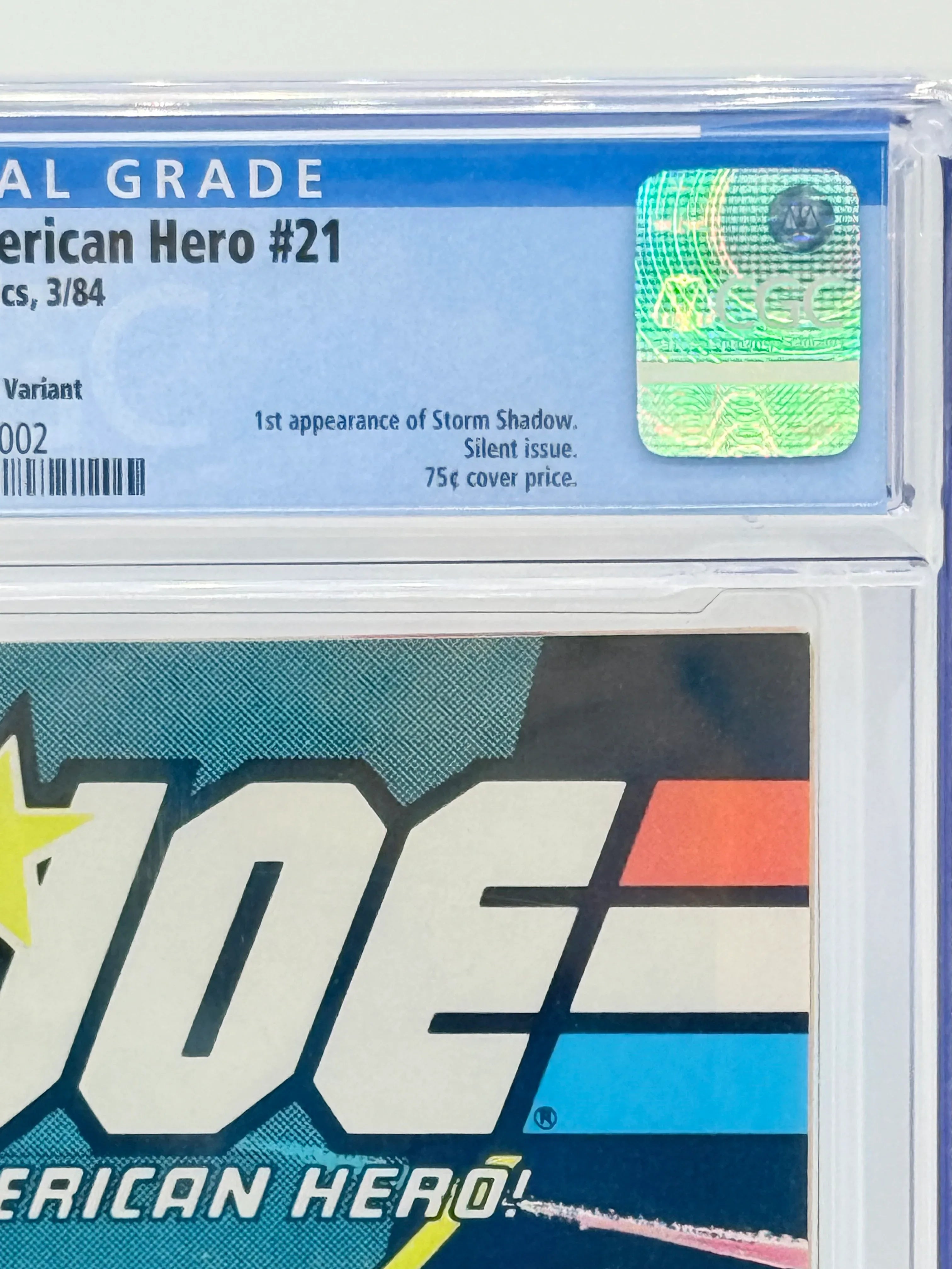 RARE G.I. Joe #21 - Canadian Price Variant - CGC 9.8 - Kang's Collectibles