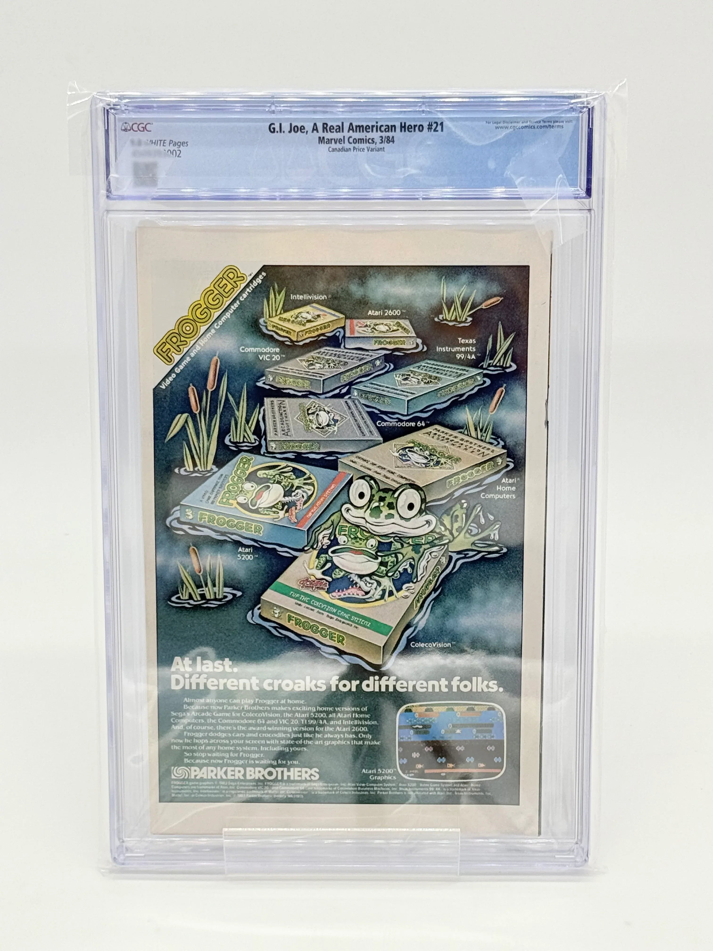 RARE G.I. Joe #21 - Canadian Price Variant - CGC 9.8 - Kang's Collectibles