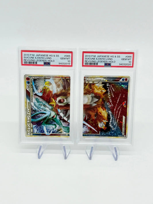 Suicune & Entei Legends 65/66 - PSA 10 - Kang's Collectibles