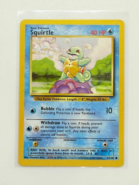 Squirtle - Base Set #63 - Kang's Collectibles