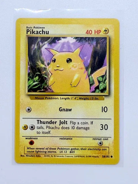Pikachu - Base Set #58 - Kang's Collectibles