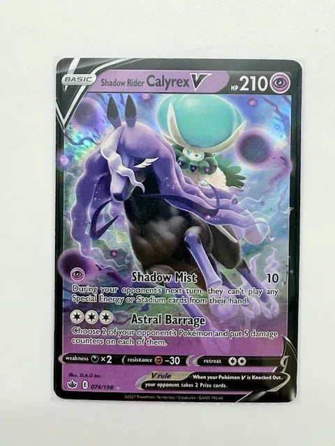 Shadow Rider Calyrex V #074 - Kang's Collectibles