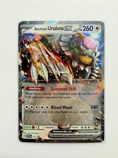 Bloodmoon Ursaluna EX - PROMO #177 - Kang's Collectibles
