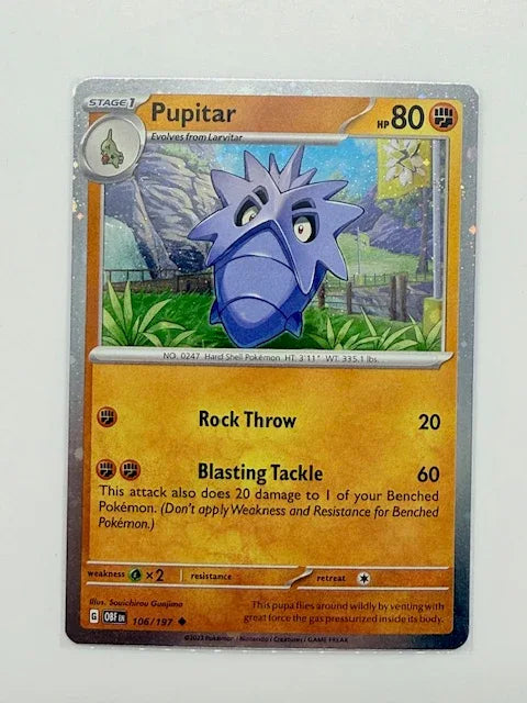 Pupitar - Cosmos HOLO #106 - Kang's Collectibles