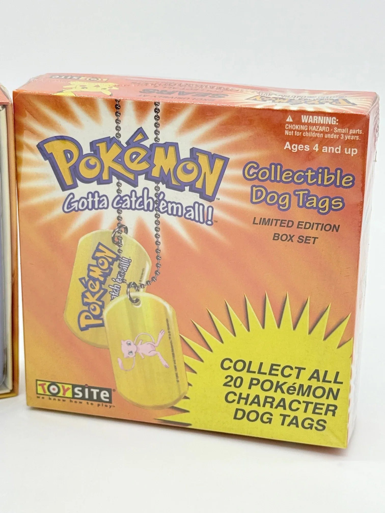 1999 Sears Exclusive - Pokemon Gold Dog Tags - Sealed - Kang's Collectibles