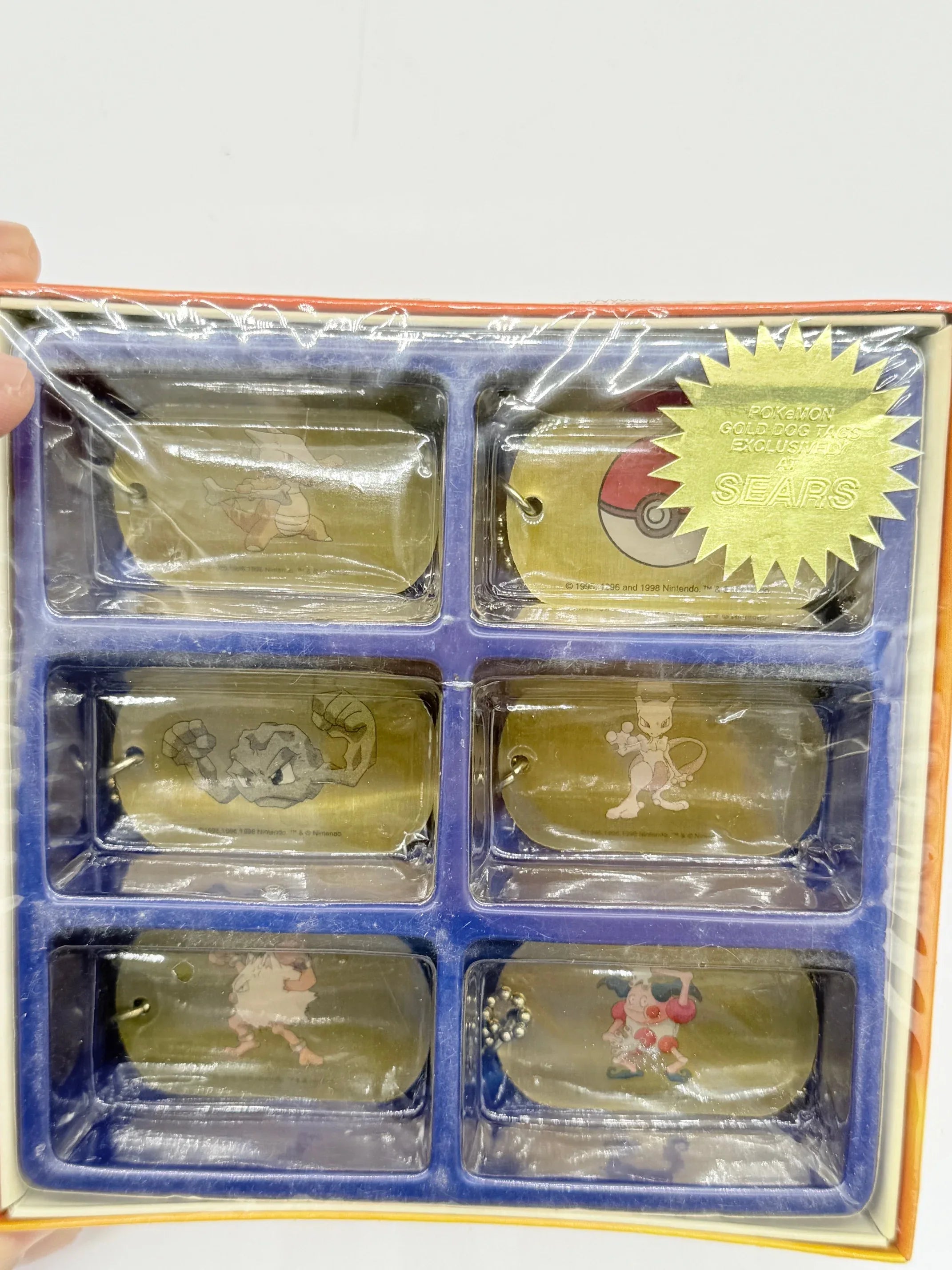 1999 Sears Exclusive - Pokemon Gold Dog Tags - Sealed - Kang's Collectibles