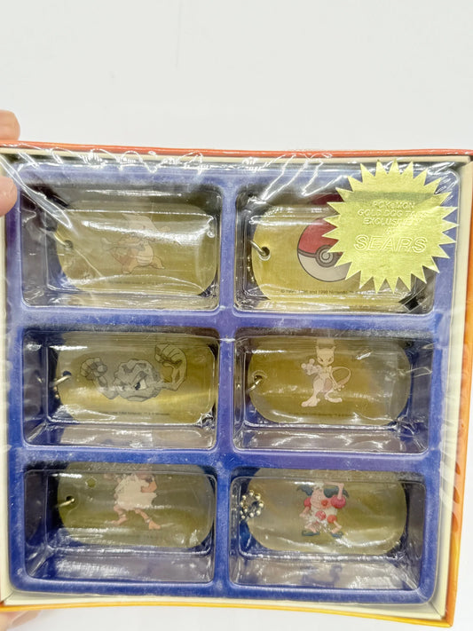 1999 Sears Exclusive - Pokemon Gold Dog Tags - Sealed - Kang's Collectibles
