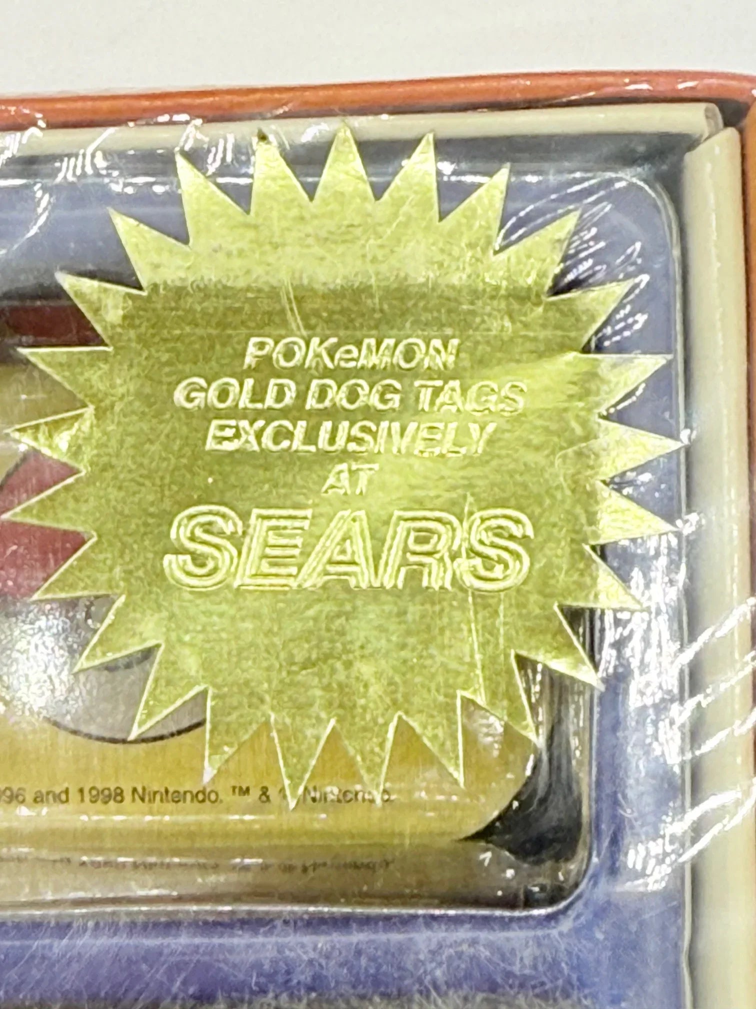 1999 Sears Exclusive - Pokemon Gold Dog Tags - Sealed - Kang's Collectibles