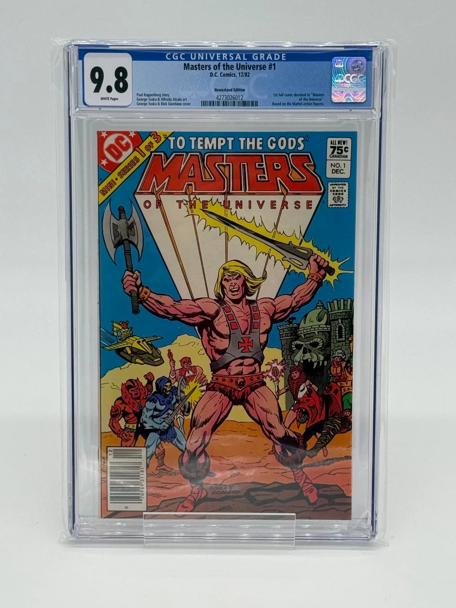 RARE Masters of The Universe #1 - CGC 9.8 - Canadian Price Variant - Kang's Collectibles