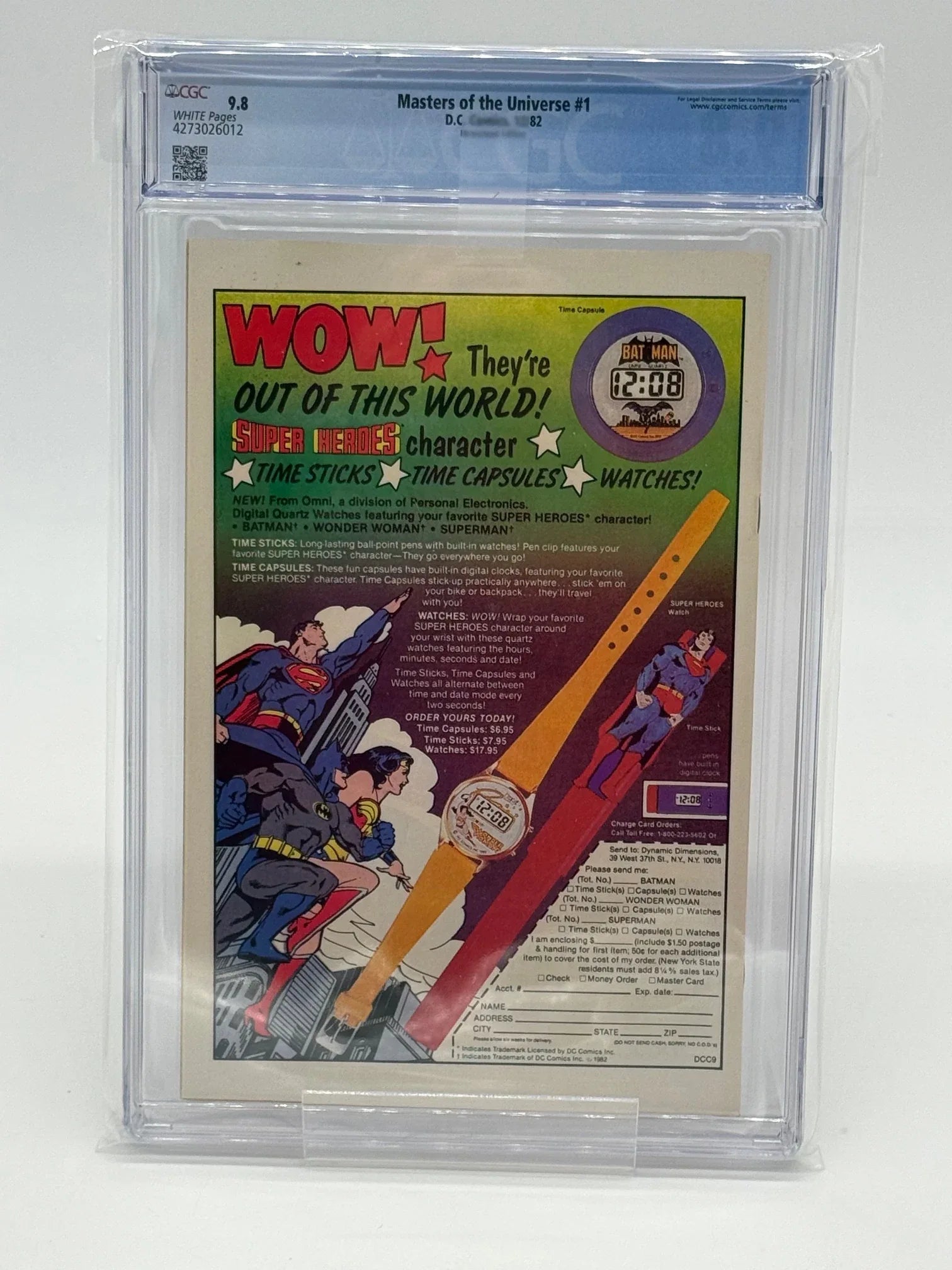 RARE Masters of The Universe #1 - CGC 9.8 - Canadian Price Variant - Kang's Collectibles