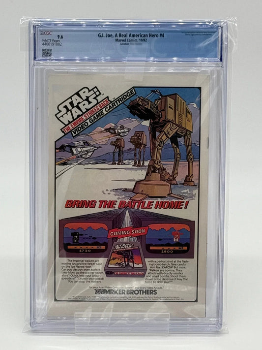 GI Joe #4 - CGC 9.6 - Canadian Price Variant - Kang's Collectibles