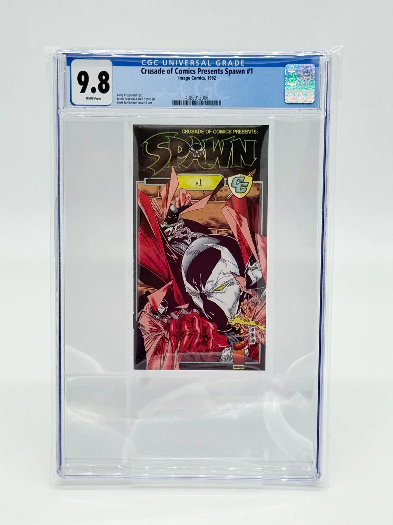 Crusade of Comics Presents Spawn #1 - CGC 9.8 - Kang's Collectibles