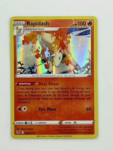 Rapidash - HOLO. #022 - Kang's Collectibles