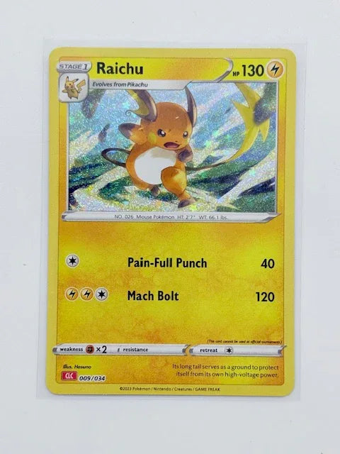 Raichu - HOLO #009 - Kang's Collectibles