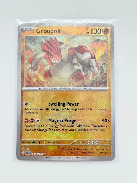 Groudon - Pokeball #049 - Kang's Collectibles