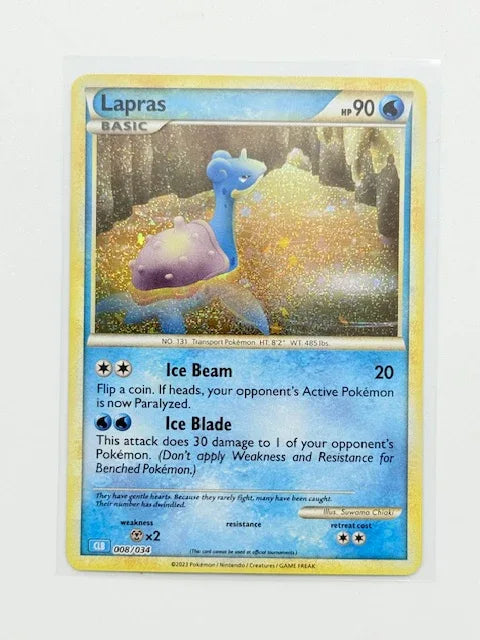 Lapras. - HOLO #008 - Kang's Collectibles