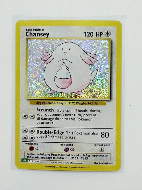 Chansey - HOLO #015 - Kang's Collectibles
