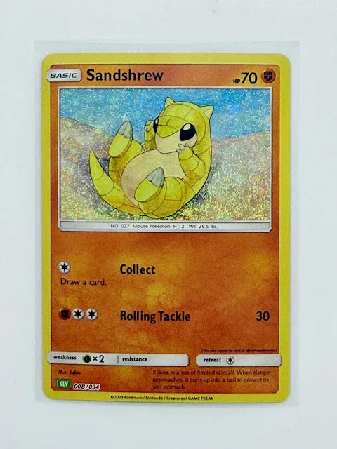 Sandshrew - HOLO #008 - Kang's Collectibles