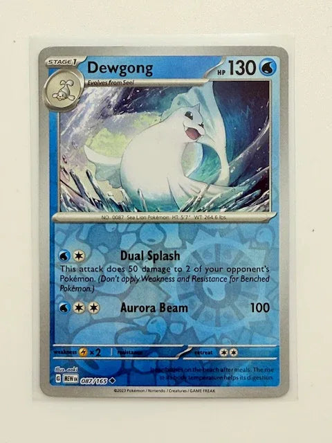 Dewgong. - Reverse #087 - Kang's Collectibles