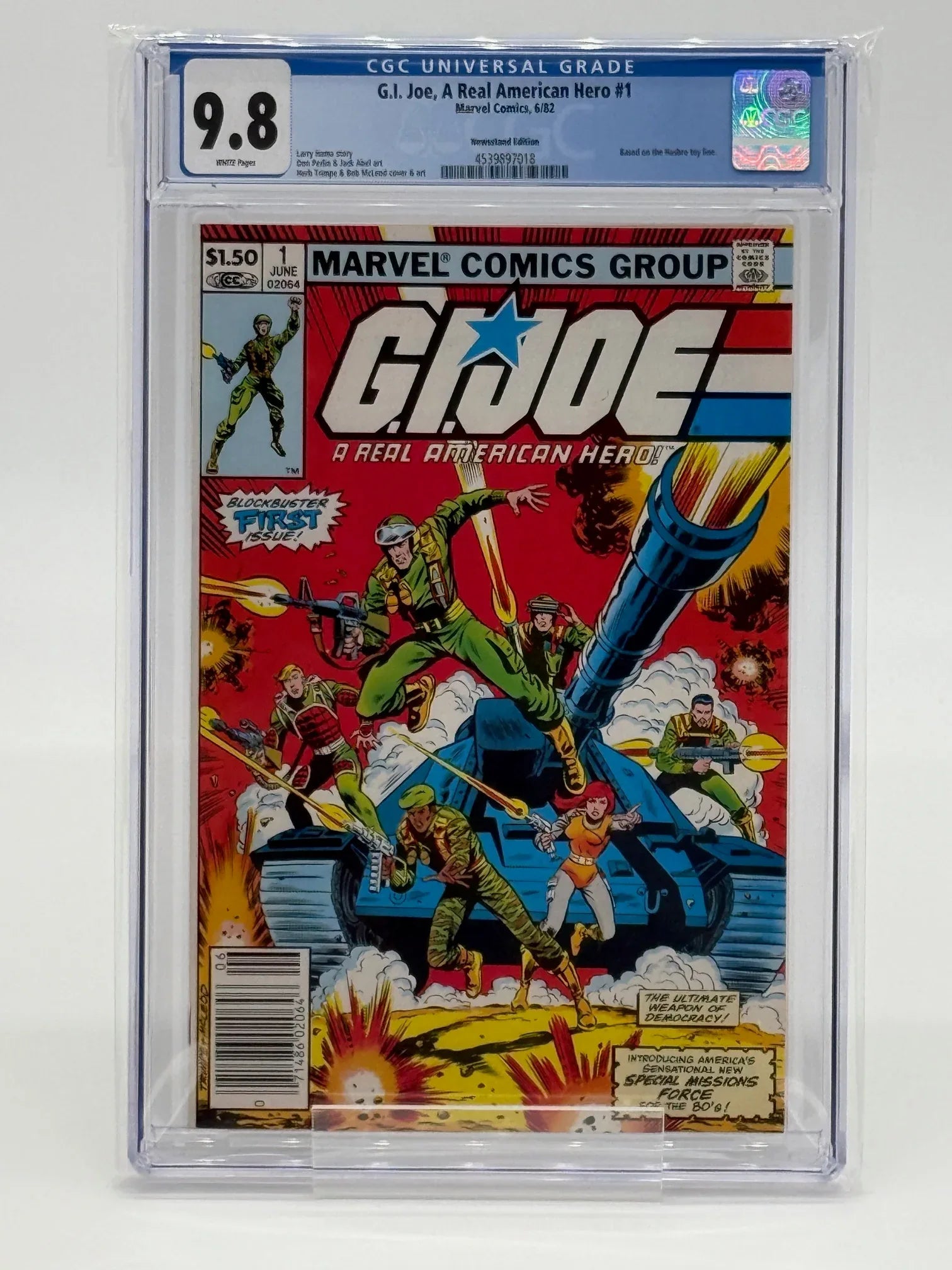 GI Joe #1 Newsstand CGC 9.8 - Kang's Collectibles