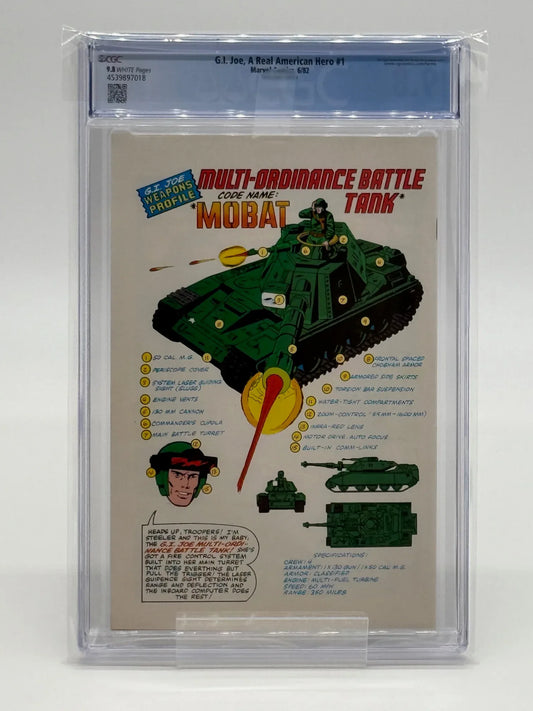 GI Joe #1 Newsstand CGC 9.8 - Kang's Collectibles